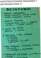 El Oaxaqueño 2 menu