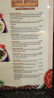 Las Palmas menu