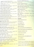 R Hibachi/sushi Grill menu