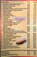 Riddle Martin Sub Shops menu