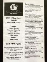 Bella Donna's At Grand Lake menu