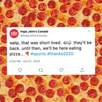 Papa John's Pizza food