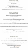 Le Jardin menu