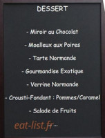 L'auberge Du Lac menu