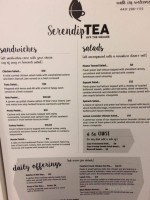 Serendipitea menu