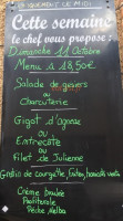 Bernard Andrieu menu