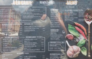 Le Rendez Vous menu