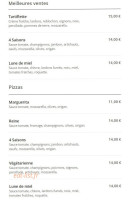 Il Mondo Della Pizza menu