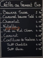 L'hippocampe menu