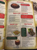 La Fiesta menu