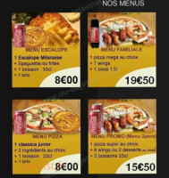 New Pizza menu