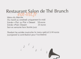 Le Gramophone menu