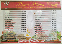 Rumah Makan Fanny (fanny's menu