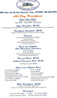 Chef Darrell's Mountain Diner menu