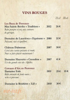 Le Cafe de la Place menu