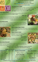 Veg Out menu