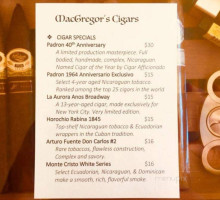 Macgregor's Whiskey food