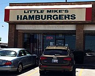 Little Mike's Hamburgers outside