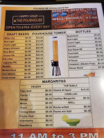 Pourhouse menu