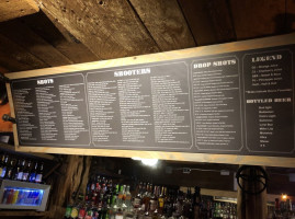 The Dry Bean Saloon menu