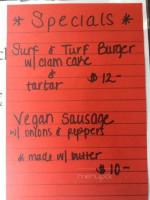 Little Red Schoolhouse menu