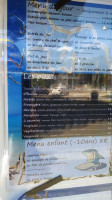 La Palmeraie menu