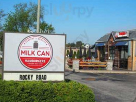 Milk Can Hamburgers Frozen Custard outside