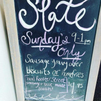 Slate Cafe menu