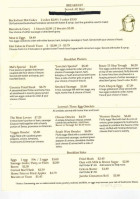 Loretta's Country Kitchen menu