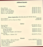 Richfield Regency Caterers menu