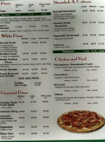 Ellys Pizza And menu