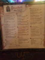 Preacher menu