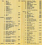 Myoko Sushi Bar menu