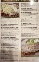 Las Palmas menu