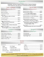 Italian Village Casual menu