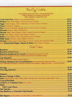 Kennedy Street Cafe menu