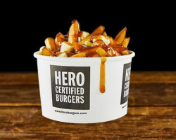 Hero Certified Burgers food