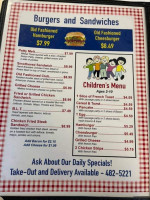 Friendship Inn menu