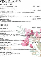 Le Jardin menu