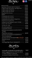 Pelote Passion L'epicerie Fine Le Bistro Kantxa menu