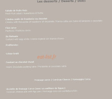 Le San Carlu menu