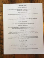 Long Timber Brewing menu