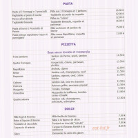 La Fiorentina menu