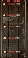 Sansushi menu