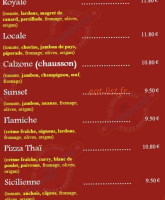 L'emporté menu