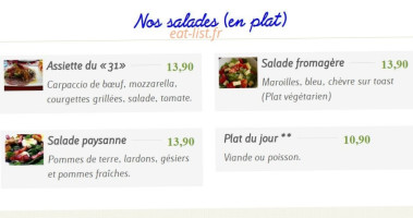 Le Quai menu