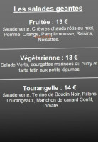 Au Lapin qui Fume menu