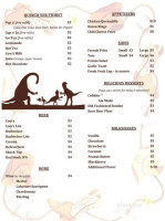 Korner Cafe menu