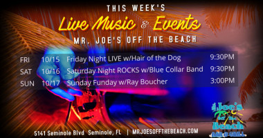 Mr. Joe's Off The Beach food