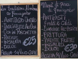 Le Fonti Di Venere menu